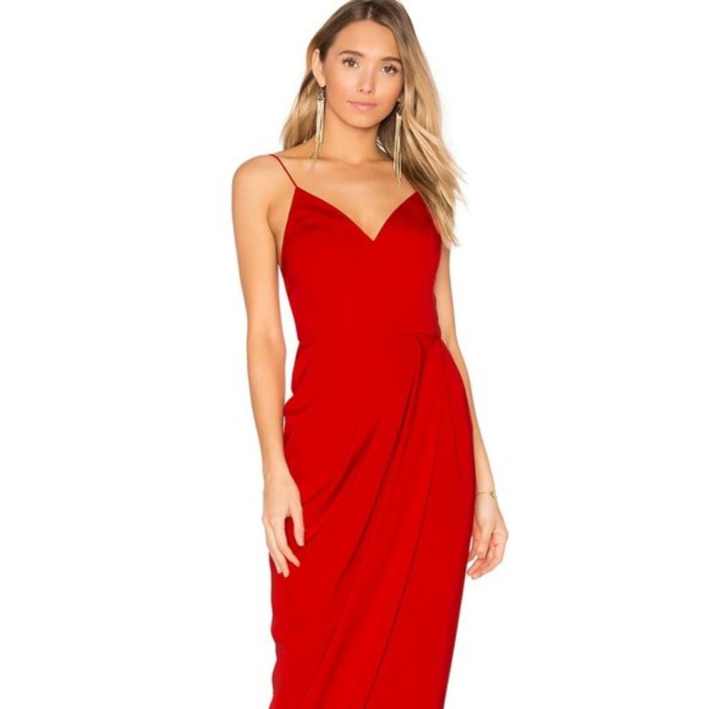 Gorgeous Shona Joy Cocktail Dress in Red, NWOT!